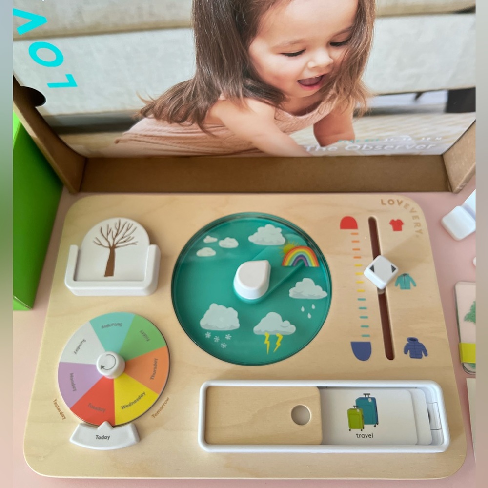 Lovevery Plan ahead weather board